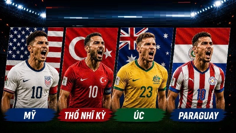Bảng xếp hạng World Cup 2026 mới nhất hôm nay